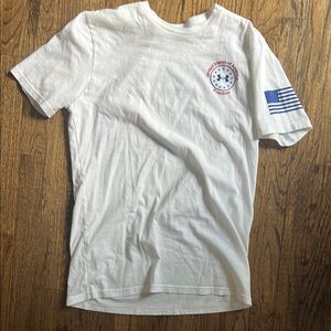 Under Armour White Short Sleeve Tee